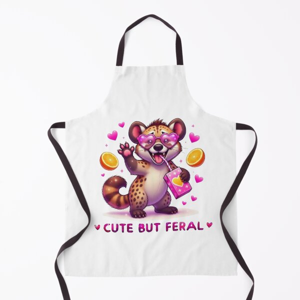 Item preview, Cute But Feral Hyena Pink Heart Sunglasses Juice Box Kawaii designed and sold by Hinata04.