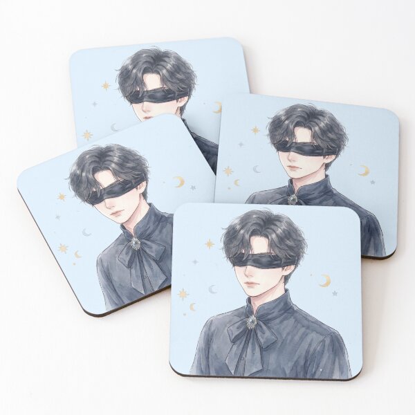 Item preview, Crimson Aurora – Vibrant Manhwa-Inspired Celestial Boy designed and sold by bistuni.