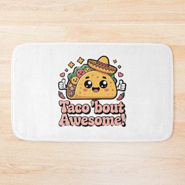 Item preview, Kawaii Taco 'Bout Awesome Pun designed and sold by Common-Standard.