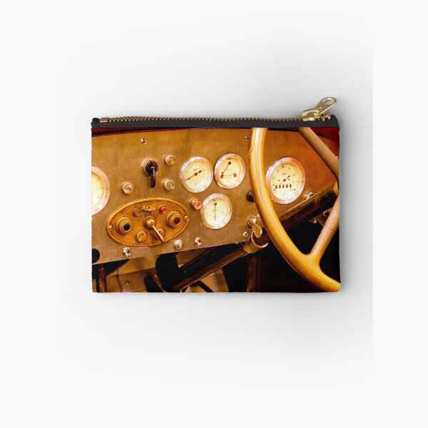 Item preview, 1927 Fiat 509 S Mille Miglia Dashboard – Vintage Racing Interior with Classic Gauges designed and sold by Peter Kraaibeek | Generative Designs and Car Art.