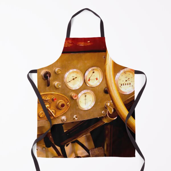Item preview, 1927 Fiat 509 S Mille Miglia Dashboard – Vintage Racing Interior with Classic Gauges designed and sold by Peter Kraaibeek Art Gallery.