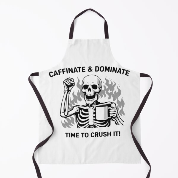 Item preview, Caffeinate & Dominate – Skeleton Power Design designed and sold by NoriudaR.