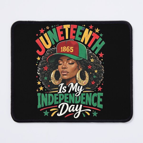 Item preview, Juneteenth is My Independence Day 1865 Black Woman Afro Melanin designed and sold by clothesy7.