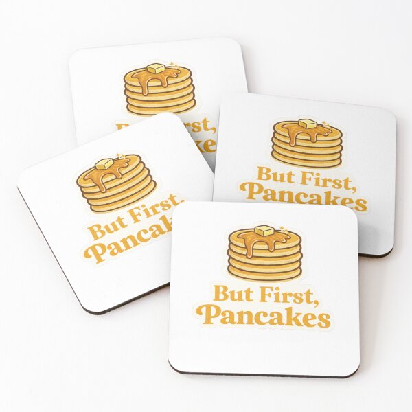 Item preview, But First Pancakes – Cute Breakfast Lover Food Quote designed and sold by EastEndTownie.