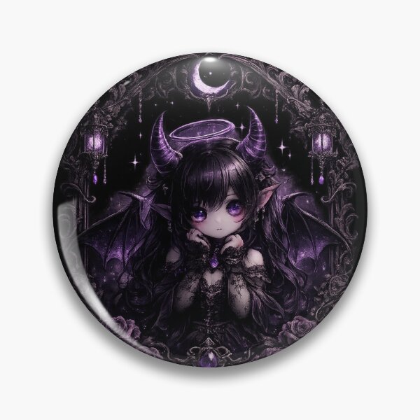 Item preview, Gothic Kawaii Demon Girl Frame designed and sold by Vhurkys.
