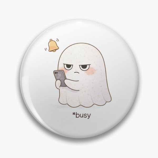 Item preview, Busy Ghost | Cute Kawaii Aesthetic | Do Not Disturb Mood Design designed and sold by The Mood Index.