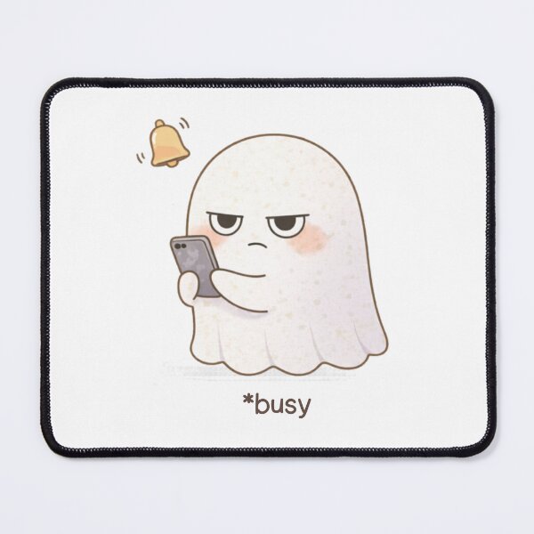 Item preview, Busy Ghost | Cute Kawaii Aesthetic | Do Not Disturb Mood Design designed and sold by The Mood Index.