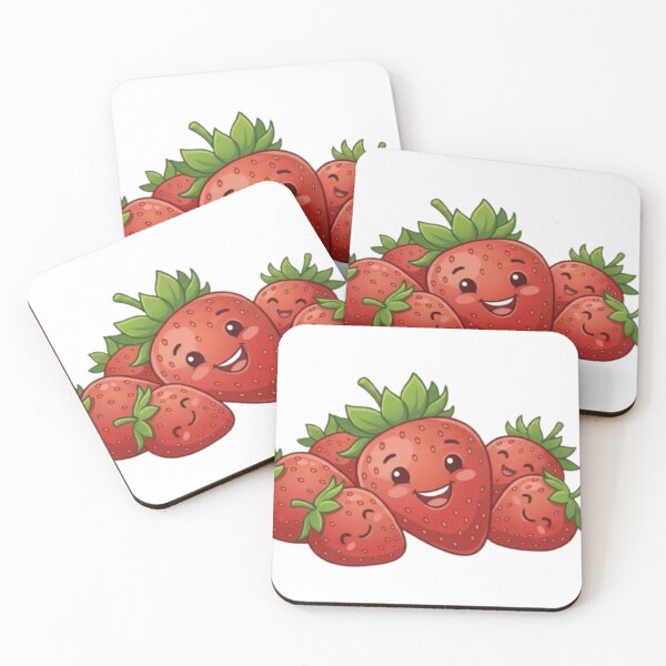 Item preview, The Berry Best Friends Club Smiling Strawberry Squad designed and sold by Csstoree.