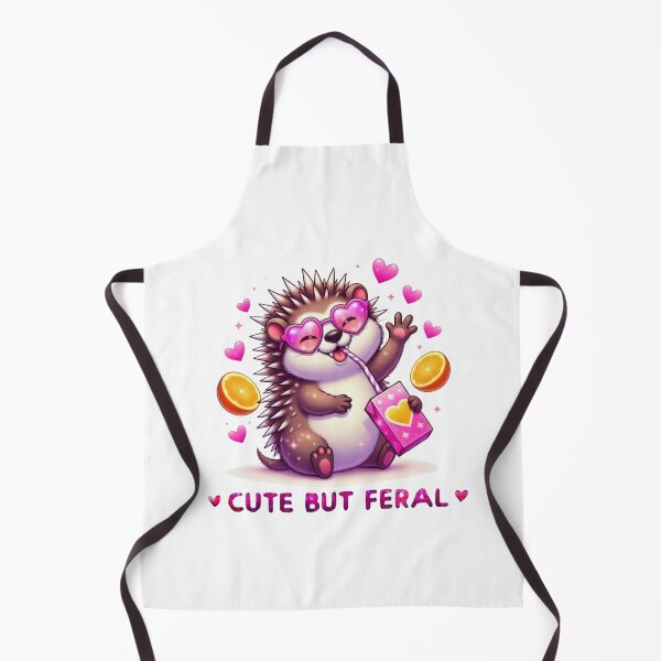 Item preview, Cute But Feral Porcupine Pink Heart Sunglasses Juice Box Kawaii designed and sold by Hinata04.