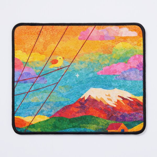 Item preview, Illimani, Bolivian Landscape, Mixed Media Digital Collage designed and sold by SWSandraWechner.