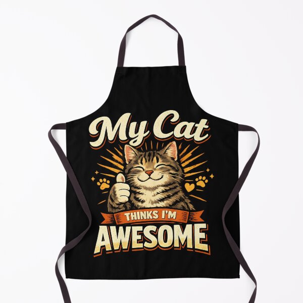 Item preview, My Cat Thinks I’m Awesome – Cute Funny Cat Lover Design designed and sold by blankTeeShirt.