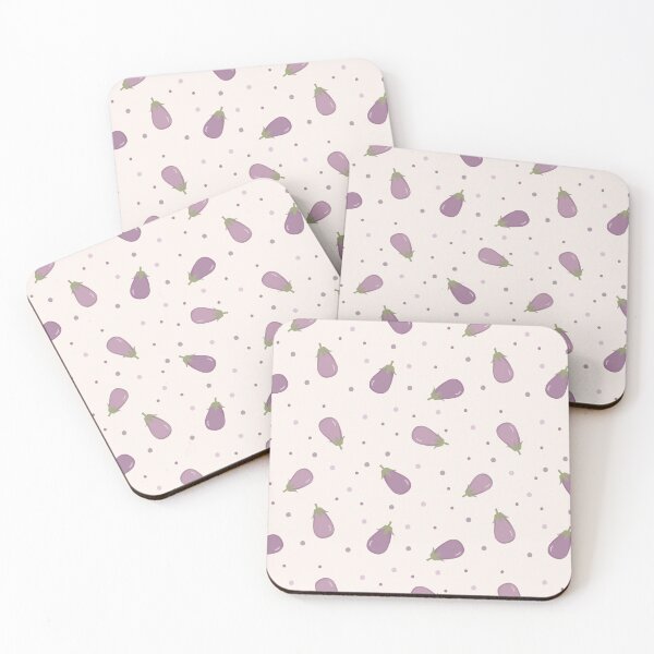 Item preview, Cute Eggplant Pattern designed and sold by Cris Bergmann.