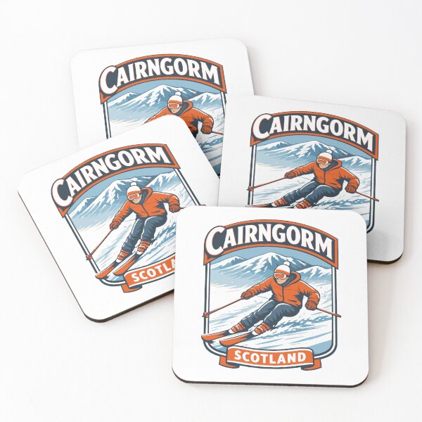 Item preview, Cairngorm Scotland Ski Retro Mountain Graphic designed and sold by JackCurtis1991.