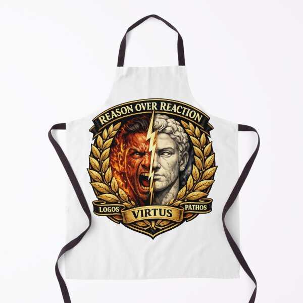 Item preview, Reason Over Reaction Stoic Emblem designed and sold by Dresut.