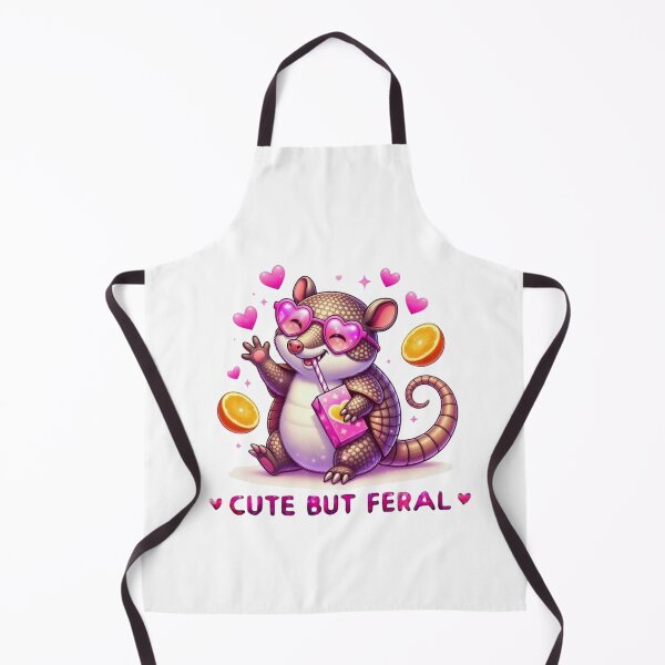 Item preview, Cute But Feral Armadillo Pink Heart Sunglasses Juice Box Kawaii designed and sold by Hinata04.