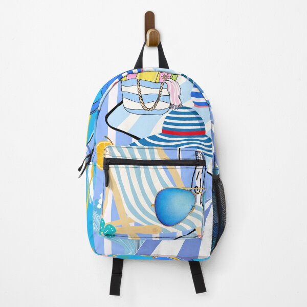 Item preview, Summer Beach Vibes – Cute Beach Accessories, Surfboard & Vacation Illustration designed and sold by Day-dreamin26.