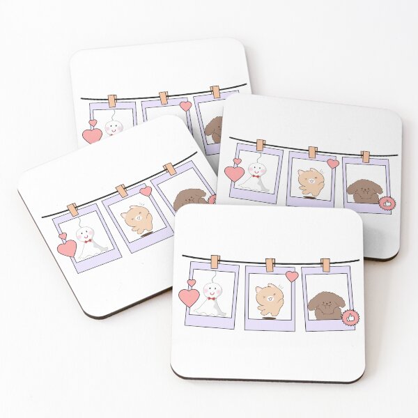 Item preview, Cute Kawaii elements - Happy Ghost, Cat, and Puppy designed and sold by Rehnair.