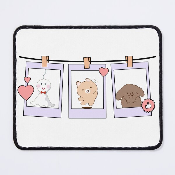 Item preview, Cute Kawaii elements - Happy Ghost, Cat, and Puppy designed and sold by Rehnair.