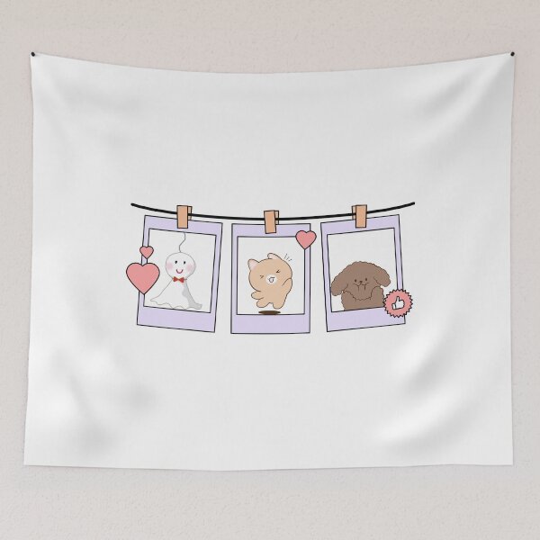 Item preview, Cute Kawaii elements - Happy Ghost, Cat, and Puppy designed and sold by Rehnair.