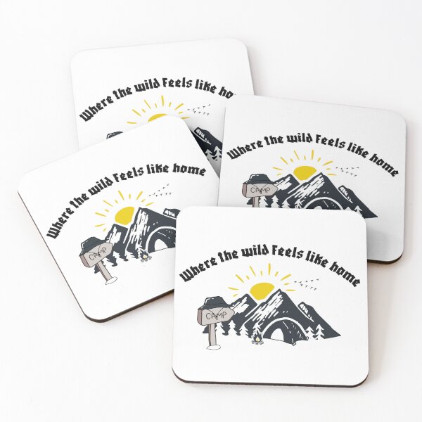 Item preview, Where the Wild Feels Like Home - Camping & Adventure  designed and sold by Rehnair.