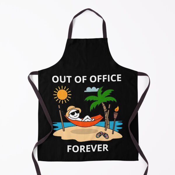 Item preview, Out Of Office Forever: Vacation Beach Relaxation Retirement Humor Tropical Summer Sunset Palm Clipart designed and sold by NewaveBoutique.