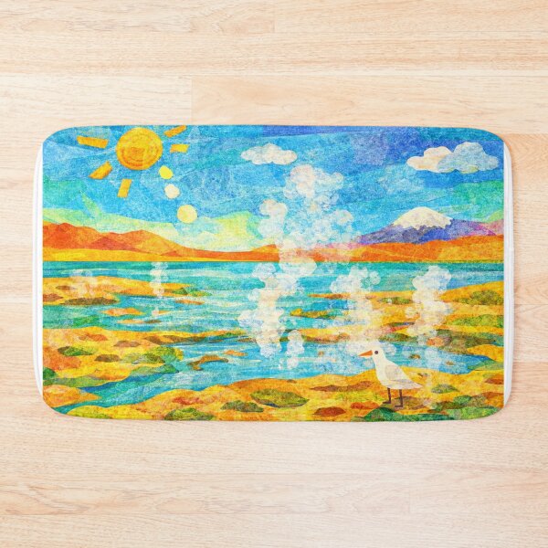 Item preview, Hot Springs, Atacama Desert, Bolivian Landscape, Mixed Media Digital Collage designed and sold by SWSandraWechner.