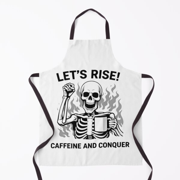 Item preview, Let’s Rise – Caffeine and Conquer Skeleton designed and sold by NoriudaR.