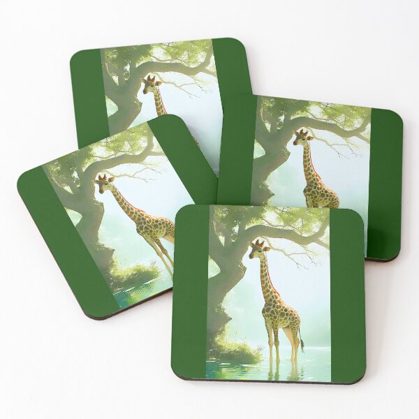 Item preview, Giraffe in a pond designed and sold by Creative Visualize.