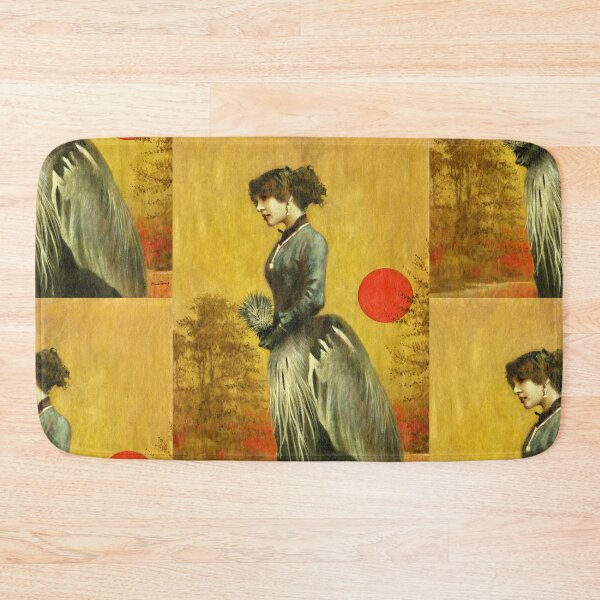 Item preview, Woman In Feathered Bustle designed and sold by mictomart.