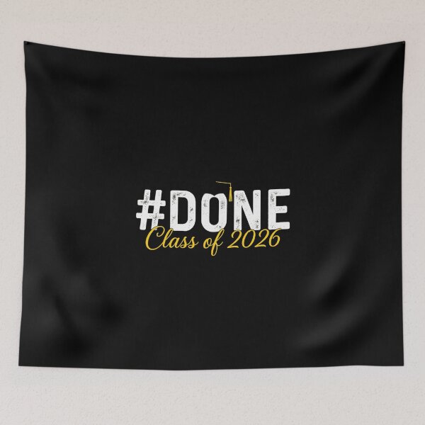 Item preview, #Done Class Of 2026 Senior  designed and sold by Thread&Fable.