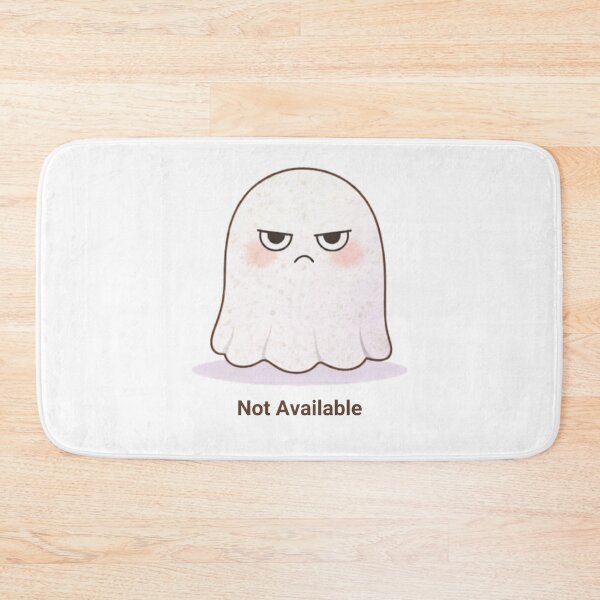 Item preview, Not Available Ghost | Cute Kawaii Aesthetic | Introvert Mood Design designed and sold by The Mood Index.
