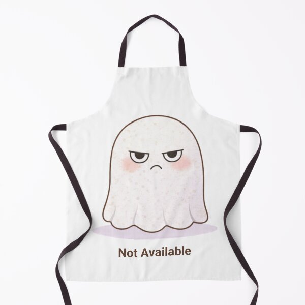 Item preview, Not Available Ghost | Cute Kawaii Aesthetic | Introvert Mood Design designed and sold by The Mood Index.