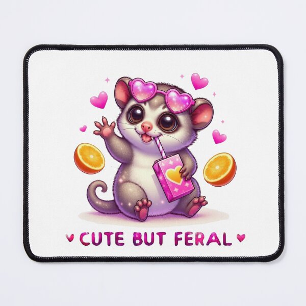 Item preview, Cute But Feral Slow Loris Pink Heart Sunglasses Juice Box Kawaii designed and sold by Hinata04.