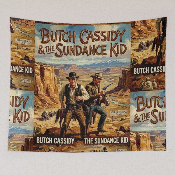 Item preview, Butch & Sundance: Stylized 60s Classic Fine Art designed and sold by Art's Diner.
