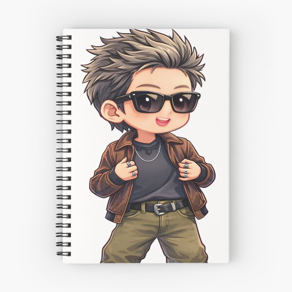 Item preview, Cool Chibi Boy Aesthetic Tee - Cute Sunglasses CharacterArt designed and sold by RADesignHub.