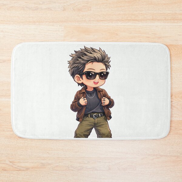 Item preview, Cool Chibi Boy Aesthetic Tee - Cute Sunglasses CharacterArt designed and sold by RADesignHub.