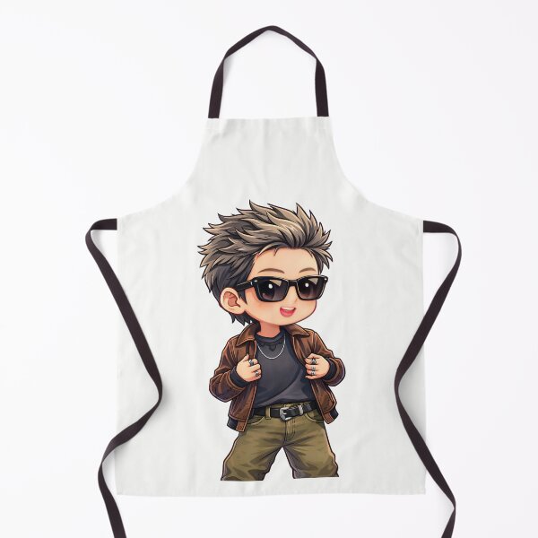 Item preview, Cool Chibi Boy Aesthetic Tee - Cute Sunglasses CharacterArt designed and sold by RADesignHub.
