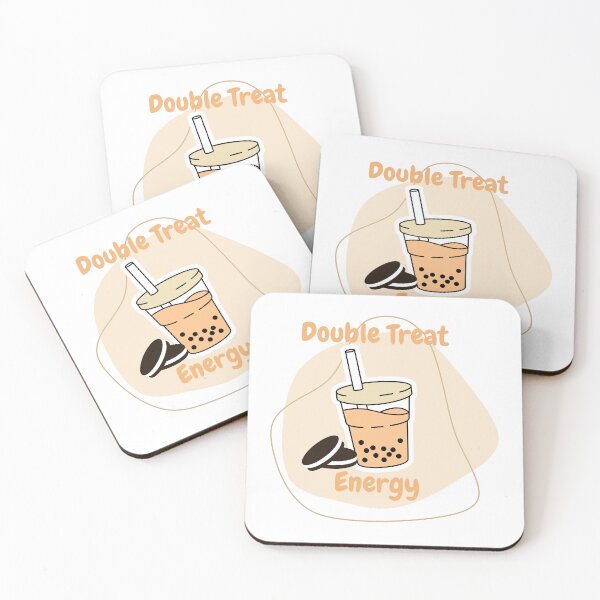 Item preview, Double Treat Energy - Cute Boba and Cookie  designed and sold by Rehnair.
