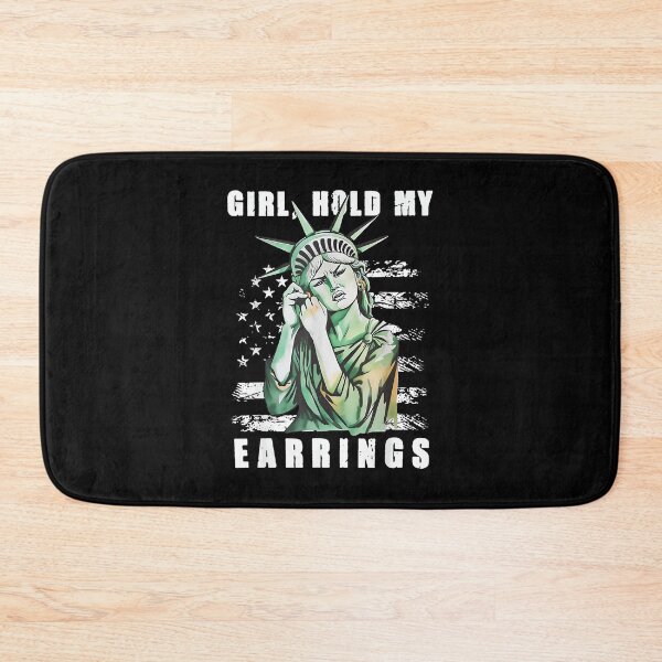 Item preview, Girl Hold My Earrings - Statue of Liberty designed and sold by JosephCTesterma.