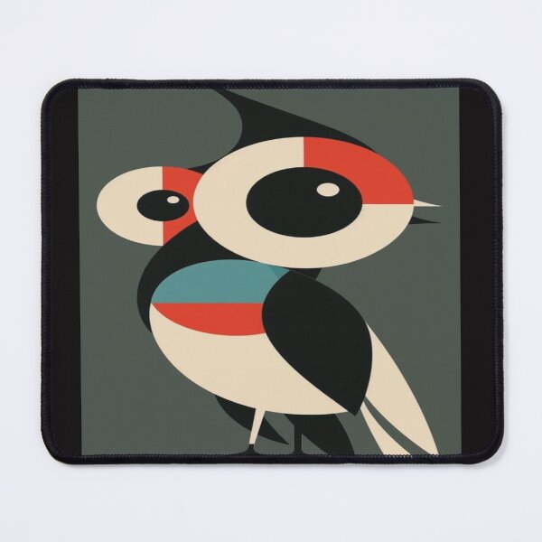 Item preview, Stylized Geometric Bird Modern Artwork  designed and sold by NivyasArtistry.
