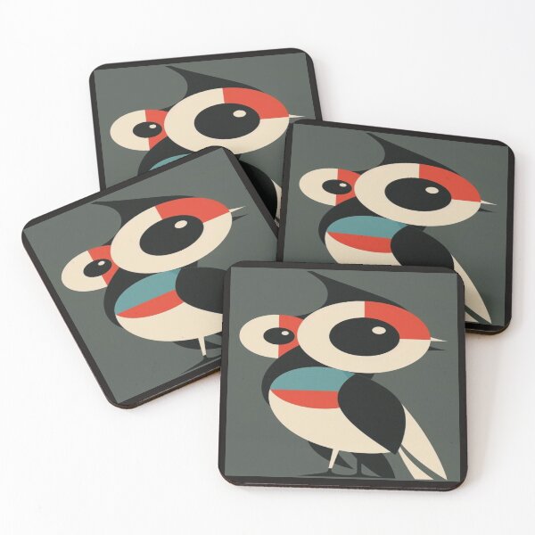 Item preview, Stylized Geometric Bird Modern Artwork  designed and sold by NivyasArtistry.