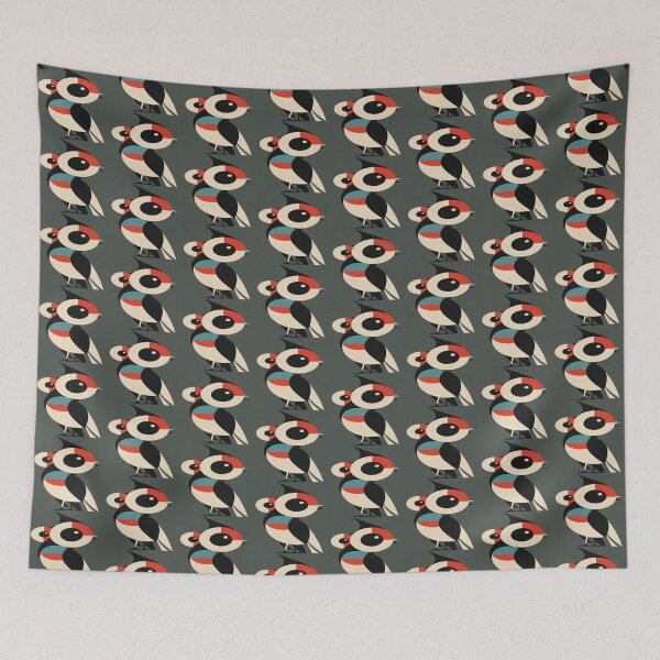 Item preview, Stylized Geometric Bird Modern Artwork  designed and sold by NivyasArtistry.