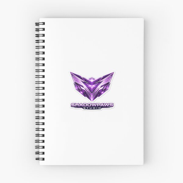 Item preview, ShadowPaws Studio Logo Sticker – Purple Neon Cyberpunk Emblem | Futuristic Gaming Design designed and sold by Shadowpaws Studio.