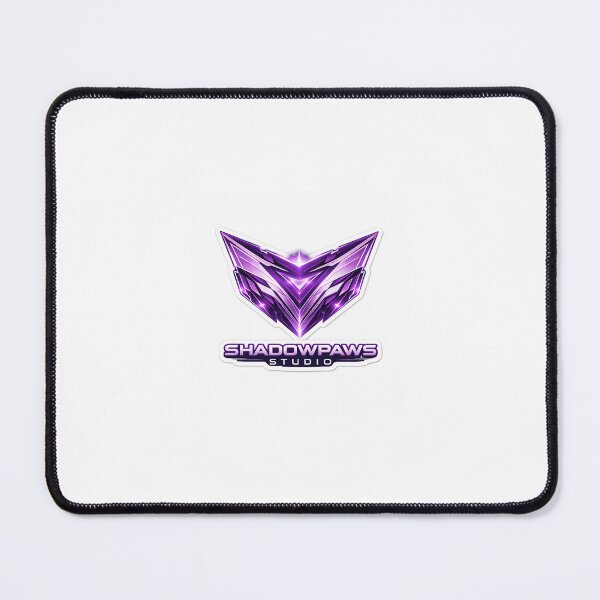 Item preview, ShadowPaws Studio Logo Sticker – Purple Neon Cyberpunk Emblem | Futuristic Gaming Design designed and sold by Shadowpaws Studio.