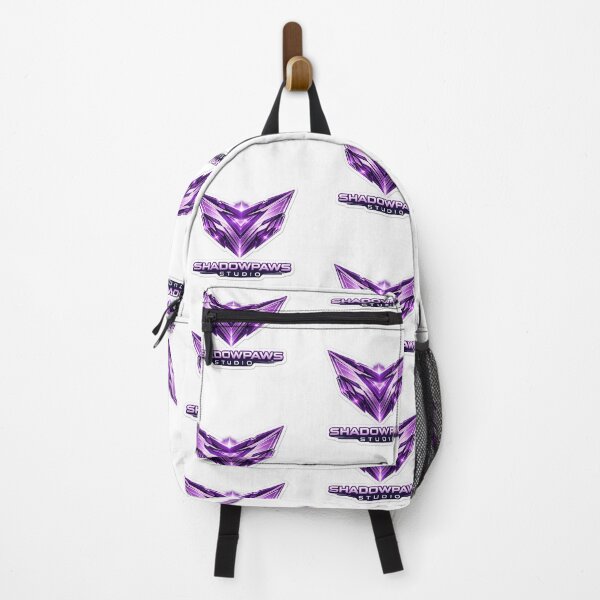 Item preview, ShadowPaws Studio Logo Sticker – Purple Neon Cyberpunk Emblem | Futuristic Gaming Design designed and sold by Shadowpaws Studio.