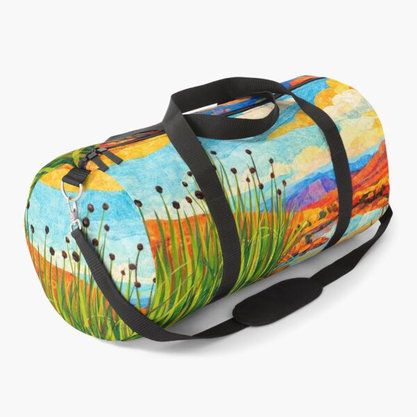 Item preview, Reeds surrounding a cute Lagoon,  Bolivian Landscape, Mixed Media Digital Collage designed and sold by SWSandraWechner.