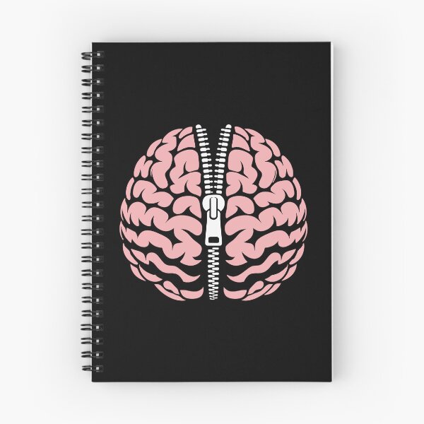 Item preview, Open Your Mind Brain Zipper designed and sold by SnappyPNG.