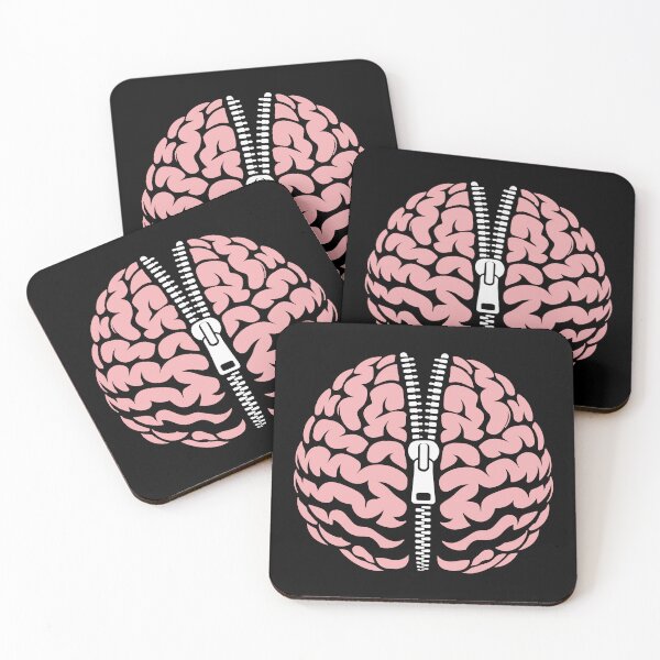 Item preview, Open Your Mind Brain Zipper designed and sold by SnappyPNG.