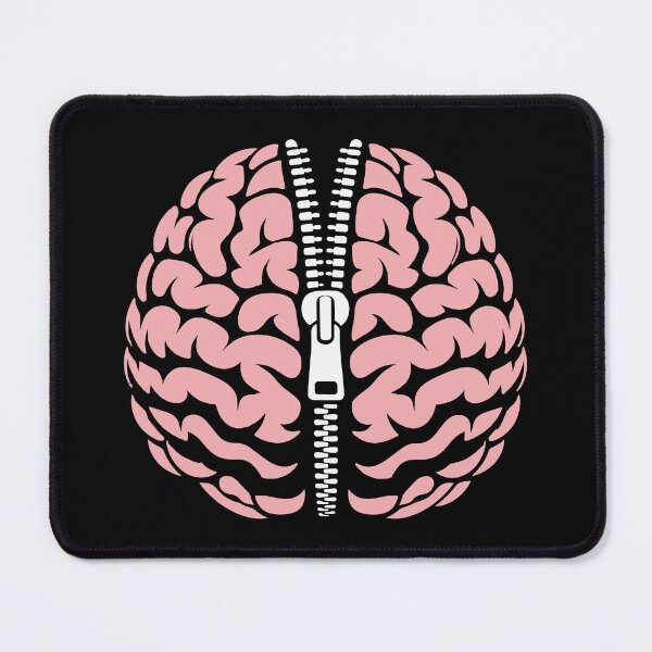 Item preview, Open Your Mind Brain Zipper designed and sold by SnappyPNG.