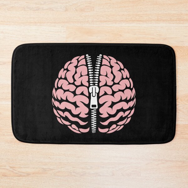Item preview, Open Your Mind Brain Zipper designed and sold by SnappyPNG.